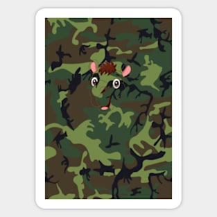 Camelflage funny merch for camels lovers, army lovers, camouflage lovers Sticker